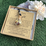 Strength Spell Charm Necklace