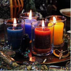 Power Votive Coventry Glass Candles Holder