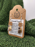 Good Luck Spell Charm Earrings