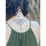 Luna Moth Temporary Tattoo