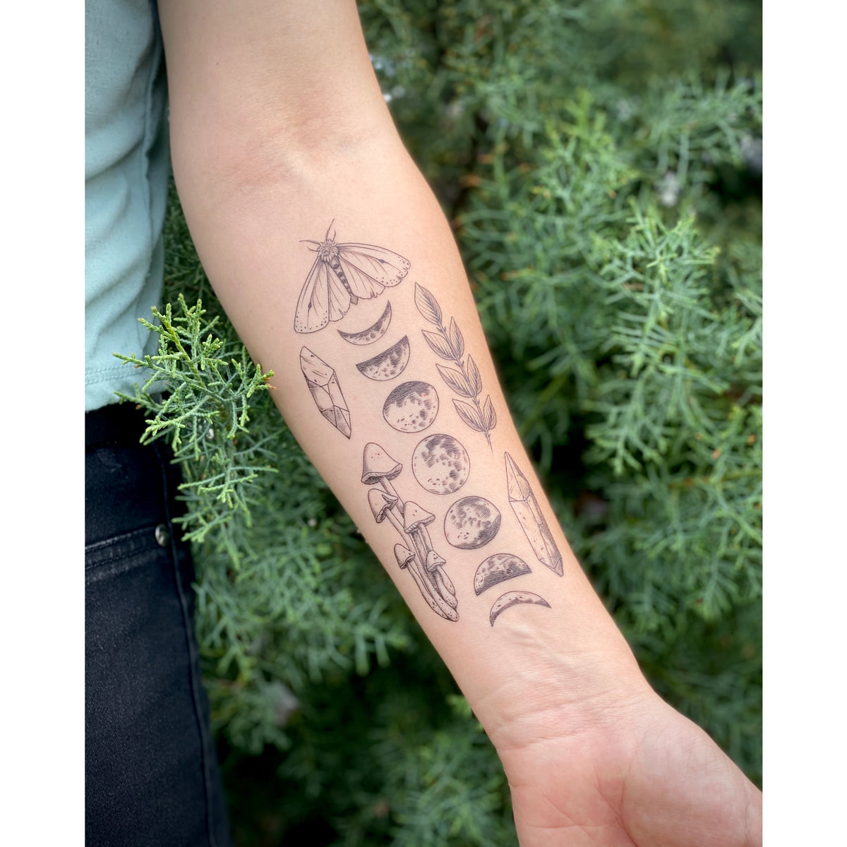Moon Magic Temporary Tattoo Rose of the Wood