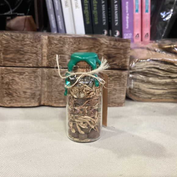 Spell Charm Bottle ~ Prosperity