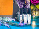 Mystic - Perfume Roll On With Amethyst & Lavender essential oil roller