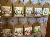 Owl Ceramic Earrings