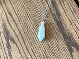 Aventurine Diamond Pendant
