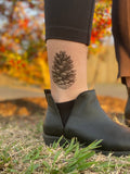 Pinecone Temporary Tattoo