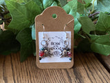 Whimsical Lady Bug Charm Earrings