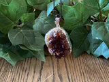 Citrine Druzy Pendant
