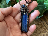 Kyanite and Sun Pendant