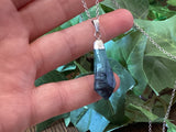 Emerald Diamond Pendant Necklace