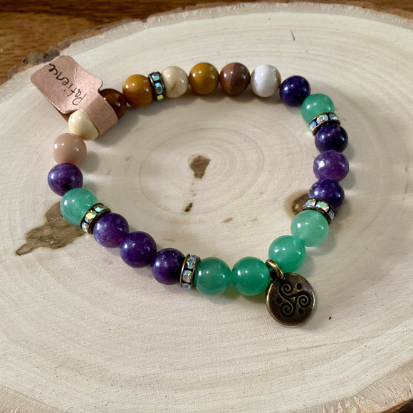 Patience 8mm Stone Bracelet