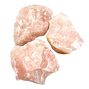 Rose Quartz Rough Cut Stones