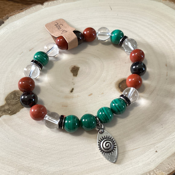 Courage 8mm Stone Bracelet