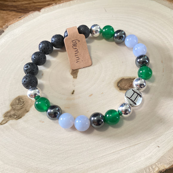 Gemini ~ Zodiac Stone Bracelet