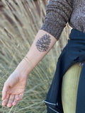 Pinecone Temporary Tattoo