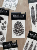 Pinecone Temporary Tattoo