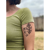 Acorn & Oak Temporary Tattoo