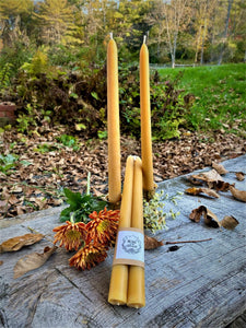 Beeswax Taper Candles