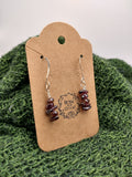 Garnet Chip Earrings