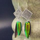 Jewel Wing Bali Silver Earrings