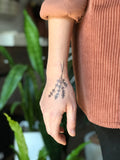 Lavender Twigs Temporary Tattoo