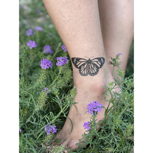 Monarch Butterfly Temporary Tattoo