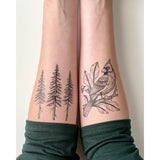 Pine Trees Temporary Tattoo