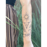 Sunlit South Temporary Tattoo